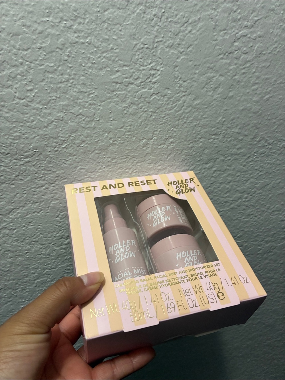 Rest and Reset Pink Facial Care Set 🩷